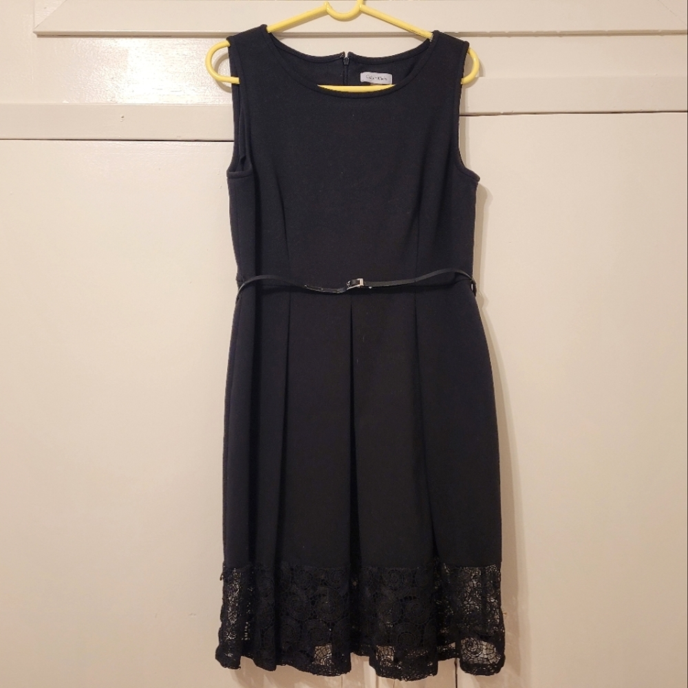 Black Calvin Klein dress